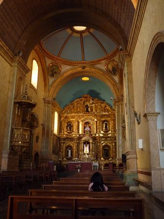 Inside Santa Teresa convent