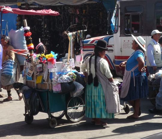 Vendedora ambulante