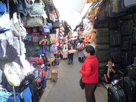 Mercado de maletas