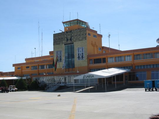 International airport JF Kennedy in El Alto/La Paz