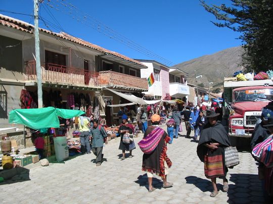 Plaza central de Tarabuco