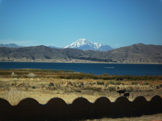 Titicaca lake and Cordillera Real