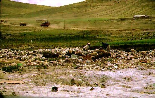 Décharge près d'El Alto Décharge près d'El Alto