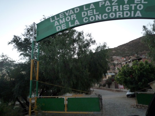Peaje de la carretera de acceso a la estatua de Cristo Peaje de la carretera de acceso a la estatua de Cristo
