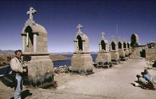 Pierre en cima del calvario