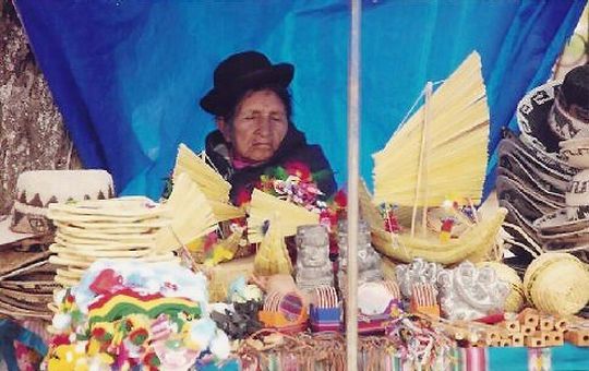Cholita vendedora dormitando Cholita vendedora dormitando