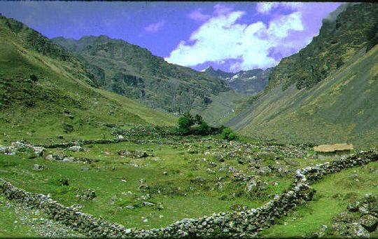 Parte alta del valle de Zongo