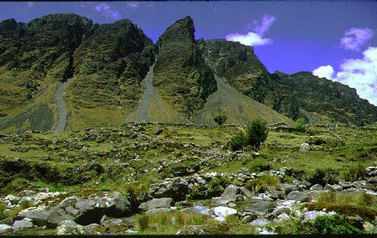 Parte alta del valle de Zongo