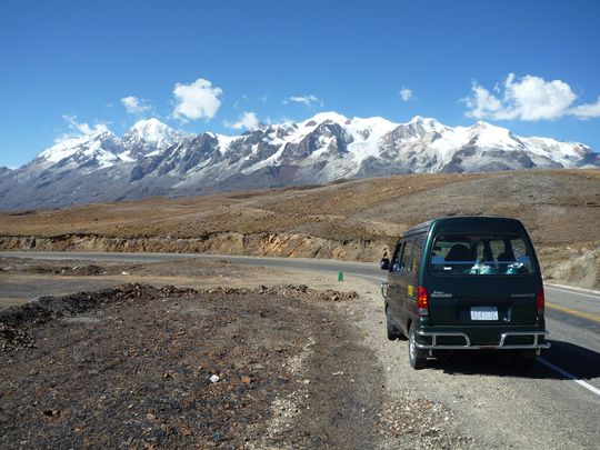 Illampu - view from the col