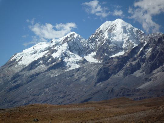 Illampu - view from the col