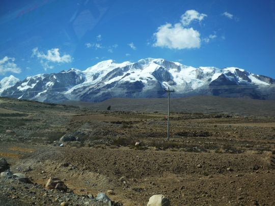 Illampu - vista desde la cumbre