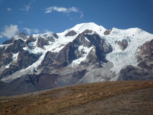 Illampu - vue depuis le col