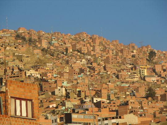 High suburbs of La Paz