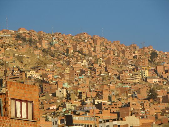 Barrios altos de La Paz