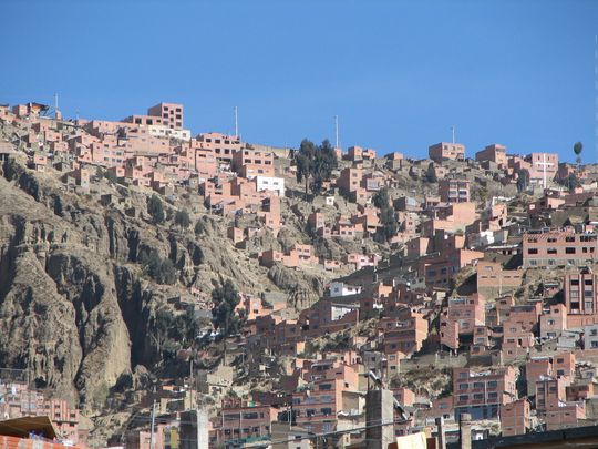 Barrios altos de La Paz