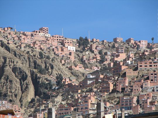 High suburbs of La Paz