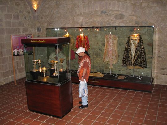 Embroidered fabrics and calyces Embroidered fabrics and calyces