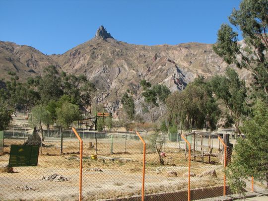 View of Muela del Diablo from the zoo View of Muela del Diablo from the zoo