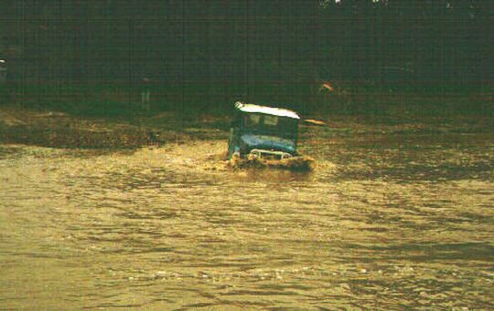 Crossing the river