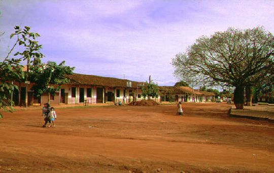 Central square in San Ignacio