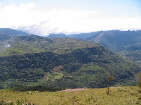 Vista sobre el Parque Nacional Amboro Vista sobre el Parque Nacional Amboro