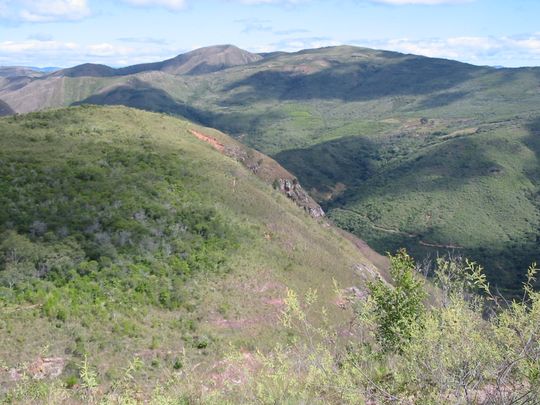 Paisaje cerca del Fuerte de Samaipata