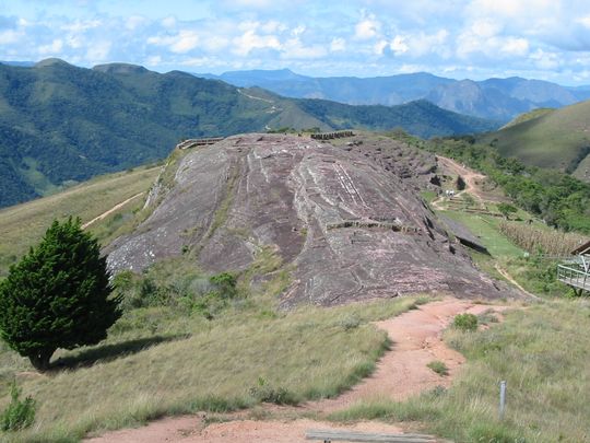 Vista general del Fuerte de Samaipata