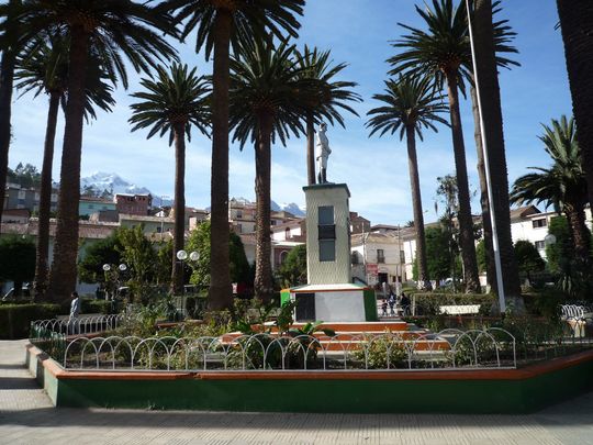 Central square in Sorata