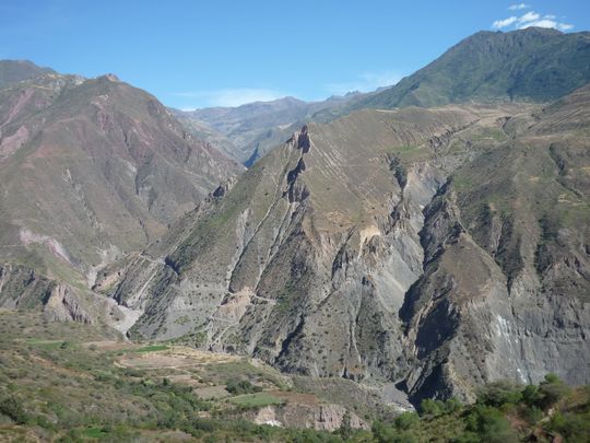 Panoramic view around the cave