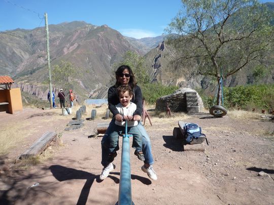 Playground outside the cave