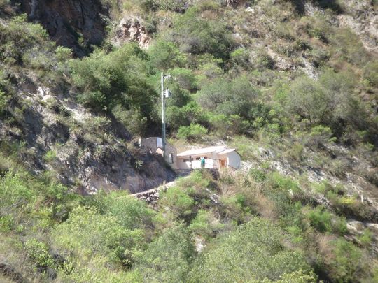 Ticket office at the entrance of the cave