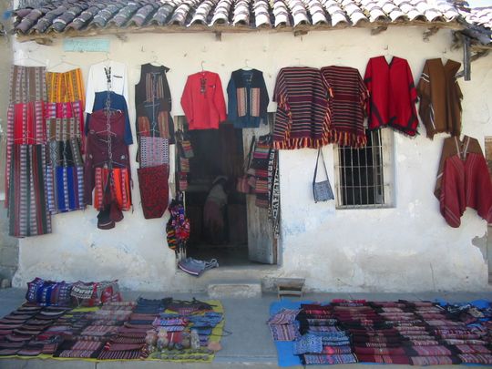 Handicraft textile shop