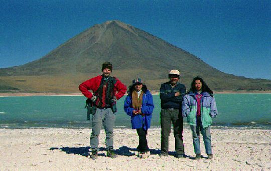 Group picture at Laguna Verde