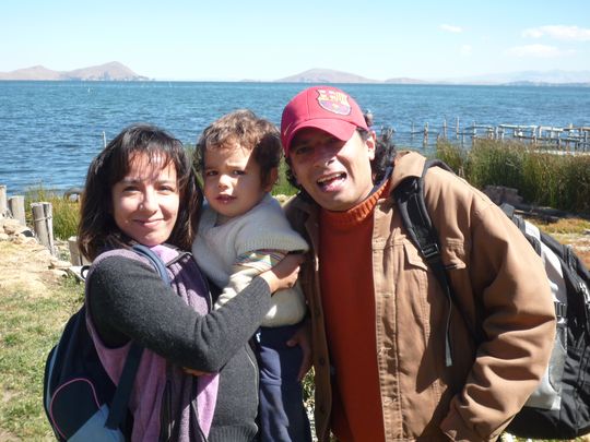 Nataly, Fabien y Carlitos Nataly, Fabien y Carlitos