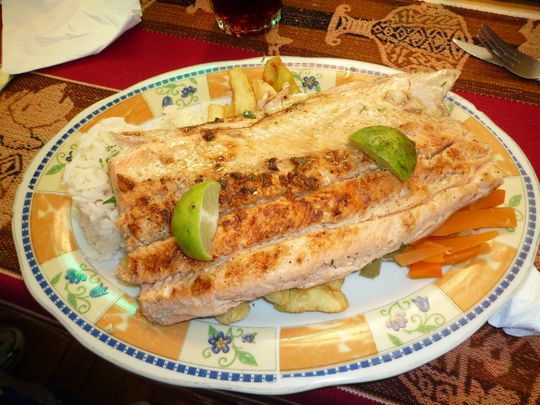 Trucha al la plancha Trucha al la plancha
