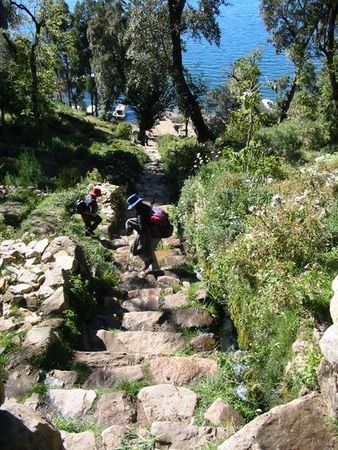 Escalera inca