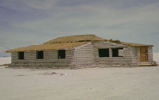 Htel de sel en construction
