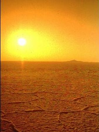 Photo du Salar avec filtre jaune Photo du Salar avec filtre jaune