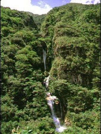 Waterfall in Zongo Valley